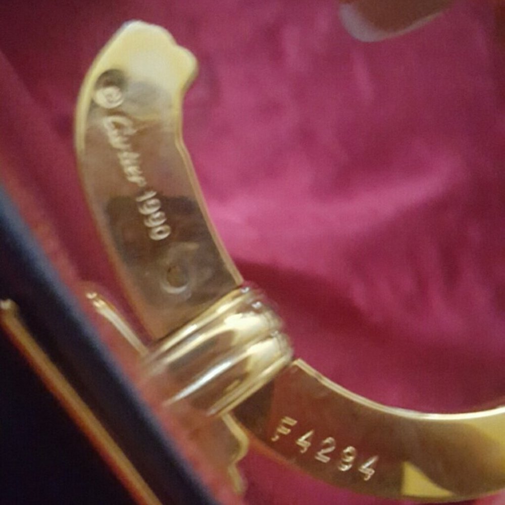 HOST PICK RARE Cartier Vintage PANTHERE line extra large shoulder bag style - Picture 8 of 17